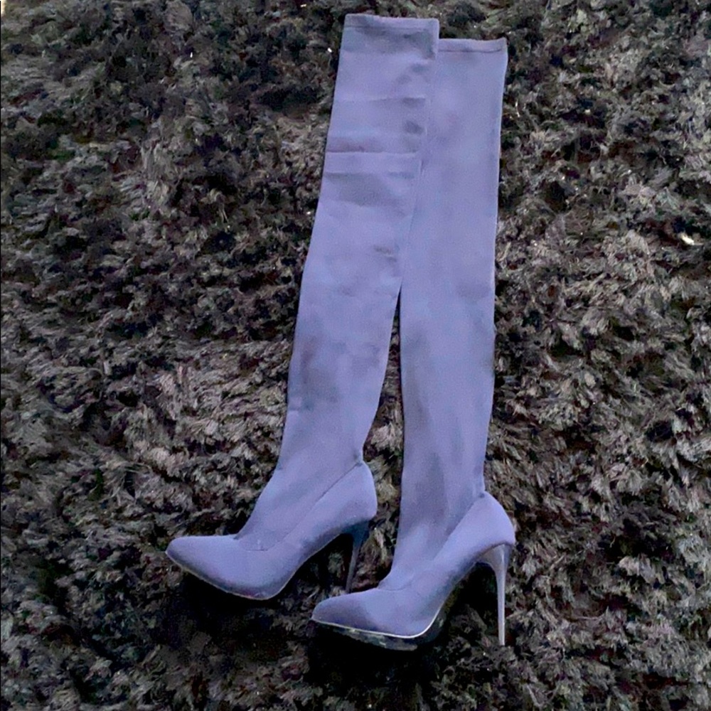 Tight thigh high boots